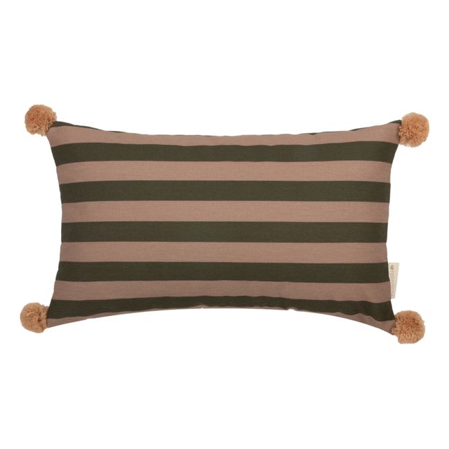Cuscino rettangolare, modello: Majestic, in cotone bio | Verde