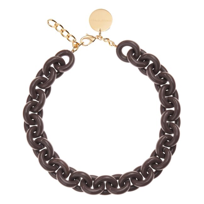 Collier Circle | Taupe brown