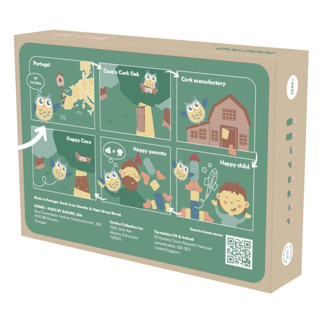Cork Construction Game - 20 Pieces