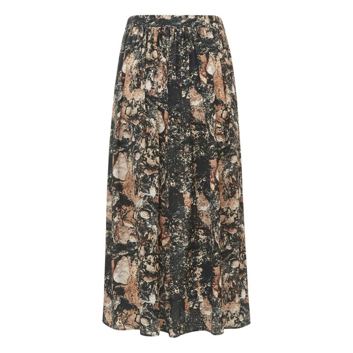 Orso Rocks Printed Skirt | Negro- Imagen del producto n°4