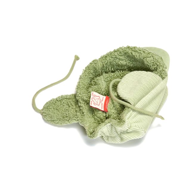 Casquette Fourrée Robin Vintage Dyed | Vert Menthe