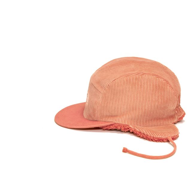 Casquette Fourrée Robin Vintage Dyed | Rose pêche