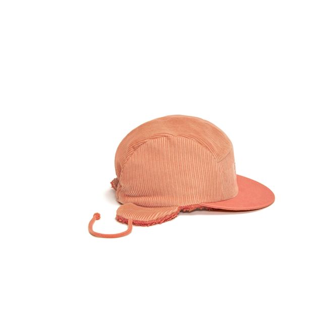Casquette Fourrée Robin Vintage Dyed | Rose pêche