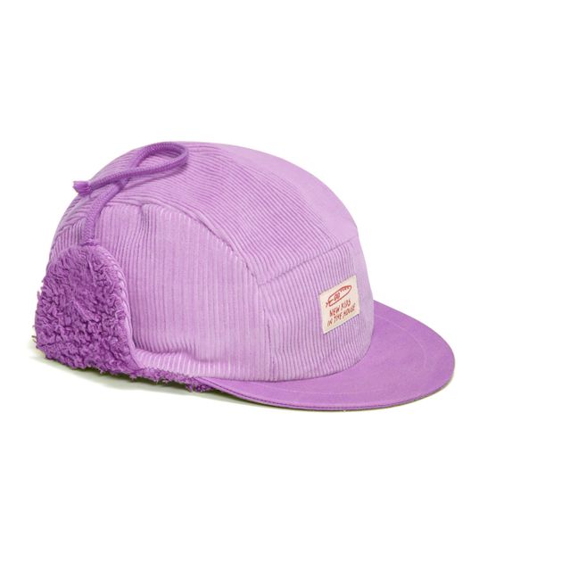 Casquette Fourrée Robin Vintage Dyed | Lavande