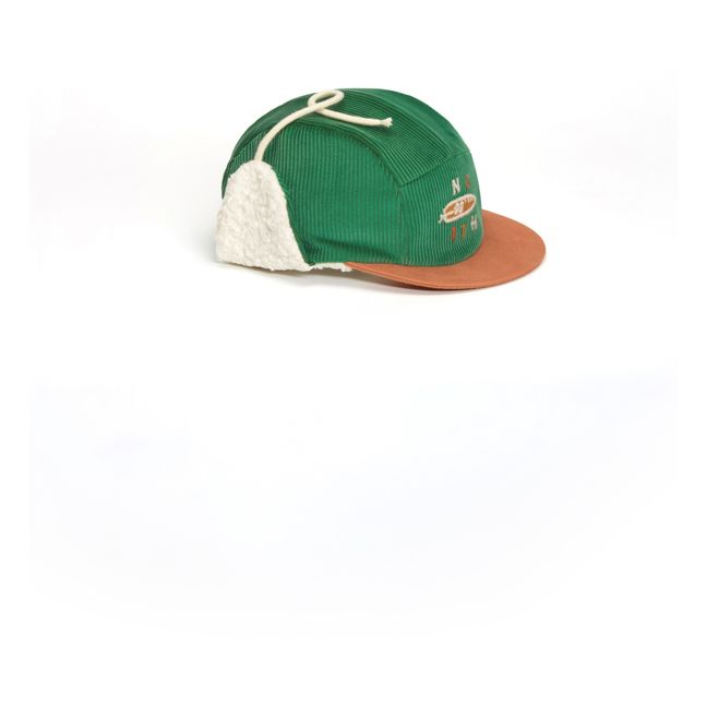 Casquette Fourrée Robin Snake Logo | Vert