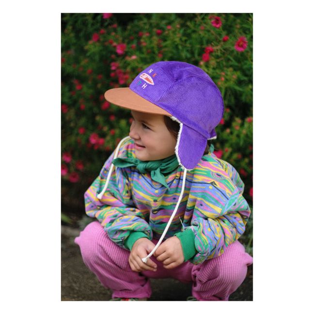 Gorra con forro Robin Snake Logo | Violeta