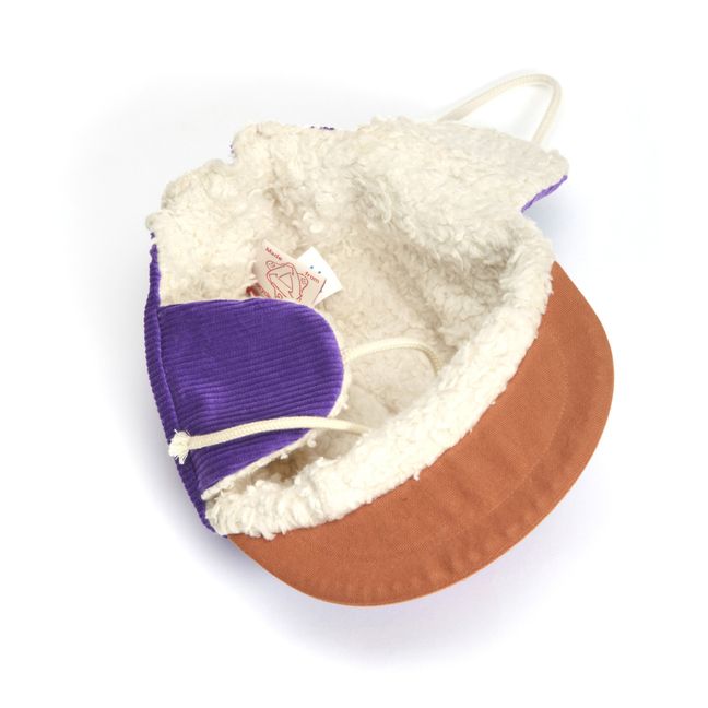 Gorra con forro Robin Snake Logo | Violeta