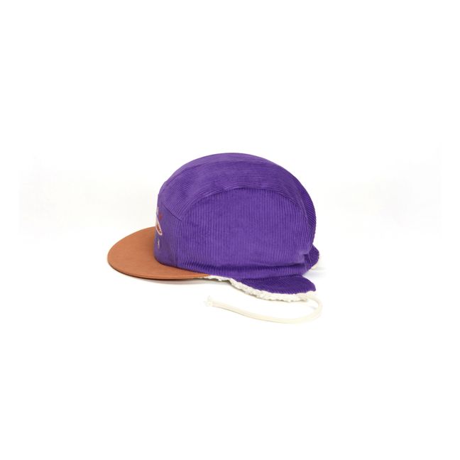 Casquette Fourrée Robin Snake Logo | Violet