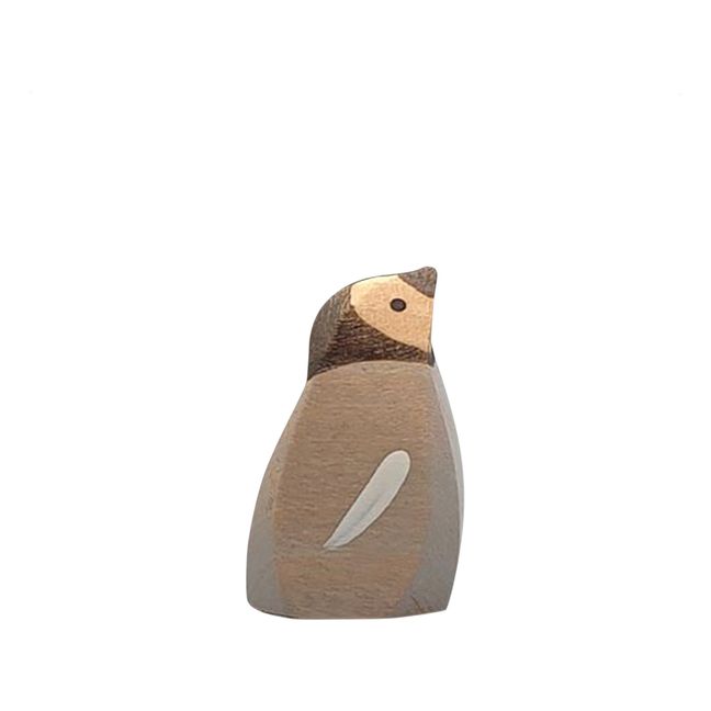 Statuetta in legno Cucciolo di pinguino