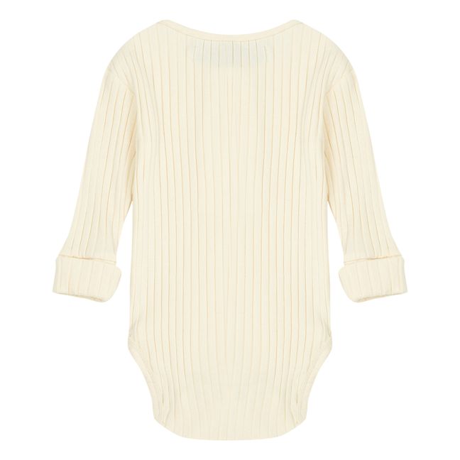 Body Bowie in cotone bio | Ecru