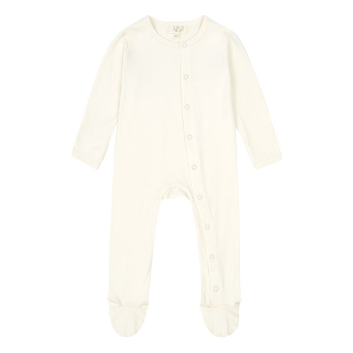 Pyjama Coton Bio | Blanc- Image produit n°0