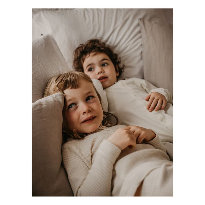 Organic Cotton Pyjamas | Blanco- Imagen del producto n°2