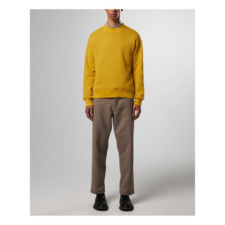Sweat Briggs Mock 3503 | Jaune- Image produit n°1