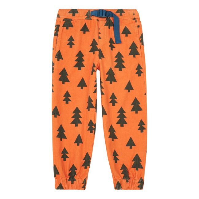 Pantalon Arbres Coton Bio | Orange