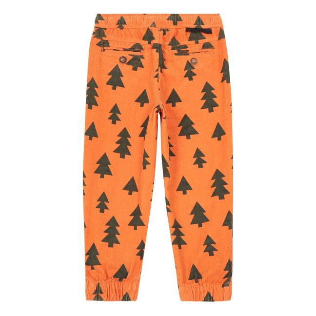 Pantalon Arbres Coton Bio | Orange