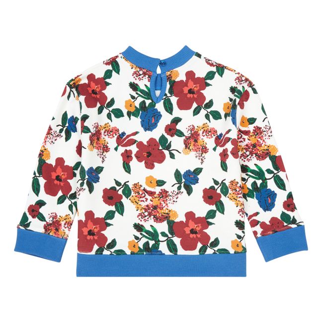 Sweatshirt Blume | Seidenfarben