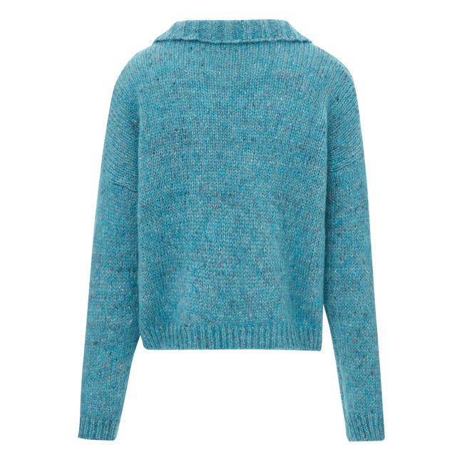 Pull Gabrielle Mohair et Alpaga | Bleu Clair