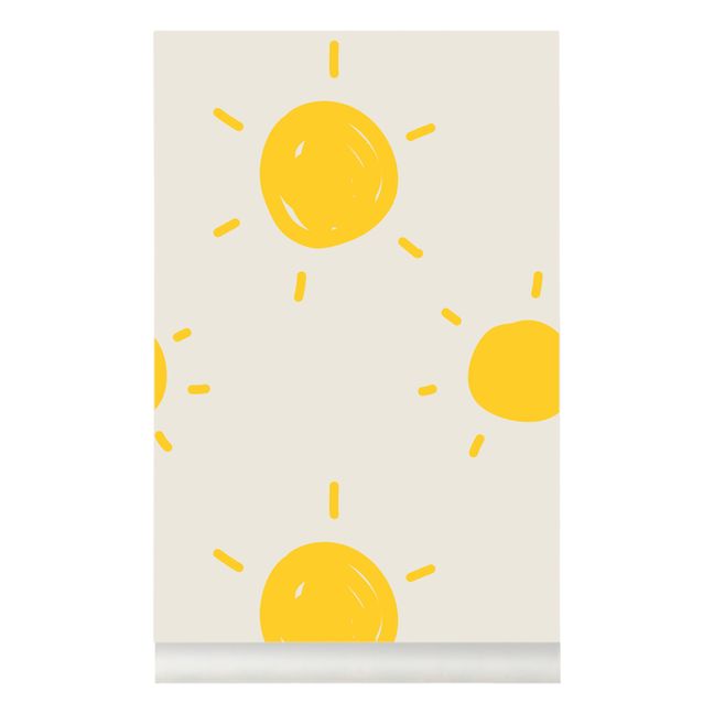 Papel pintado Soles | Amarillo