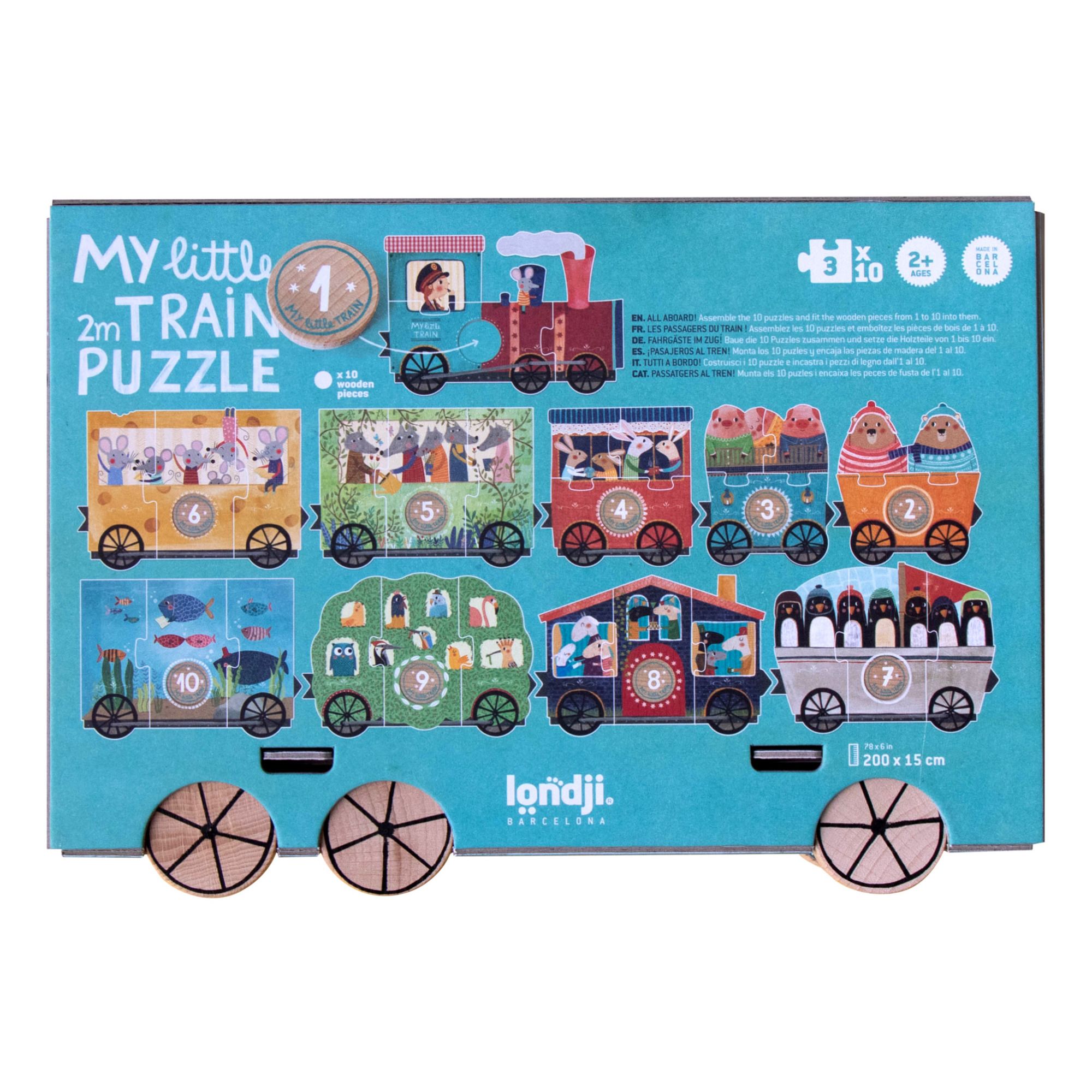 Puzzle bébé My Little Train (2-5 ans) Londji - Dröm Design