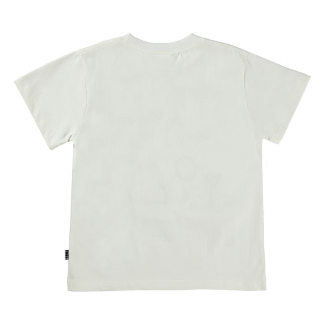 Organic Cotton Sticker T-Shirt | Ecru