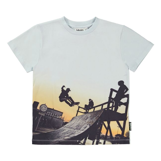 T-Shirt Coton Bio Rame | Bleu ciel