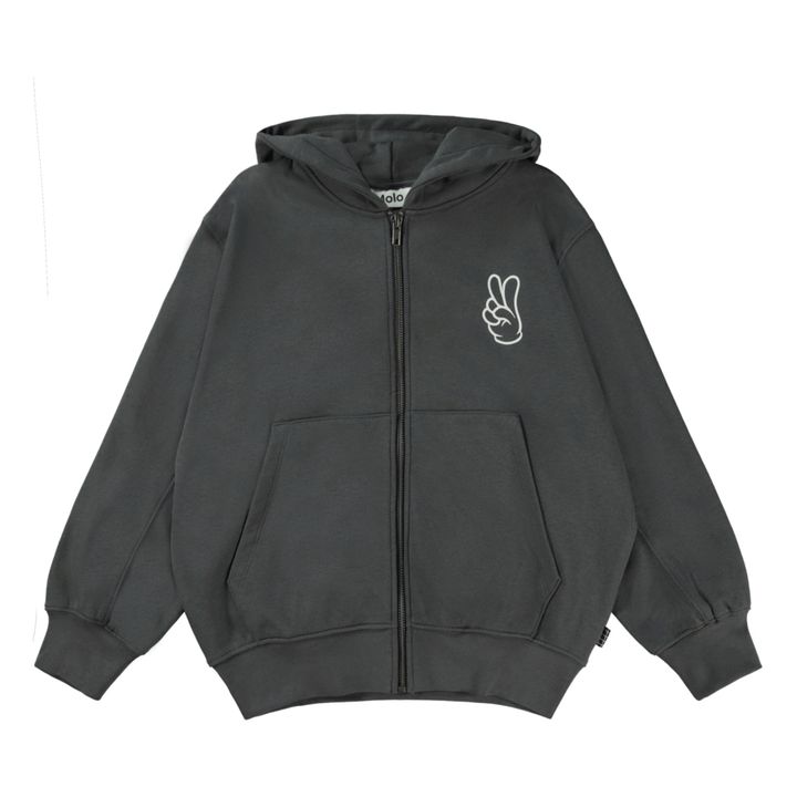 Mazz Zip-Up Sweatshirt | Gris Antracita- Imagen del producto n°0