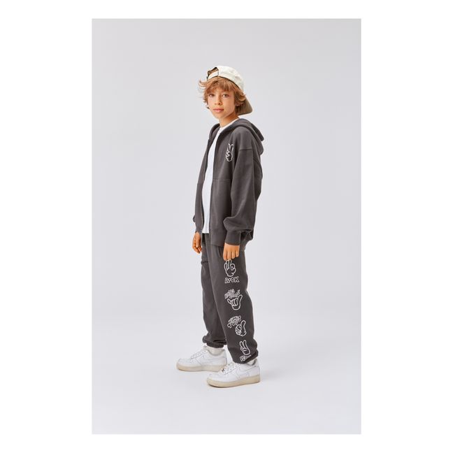 Mazz Zip-Up Sweatshirt | Gris Antracita