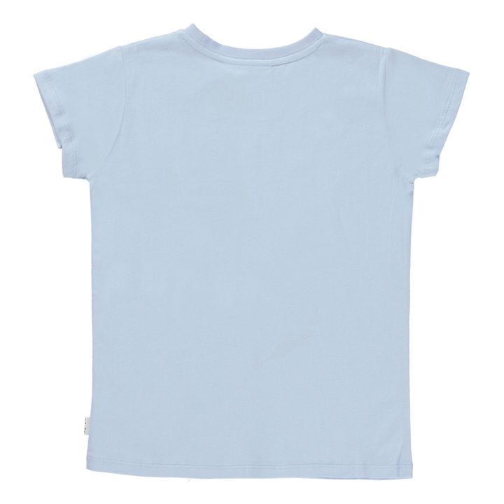 T-Shirt Coton Bio Ranva | Bleu Clair- Image produit n°2