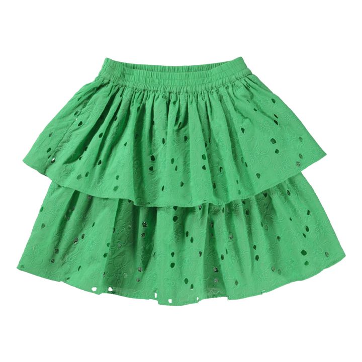 Brigitte Openwork Skirt | Verde- Immagine del prodotto n°0