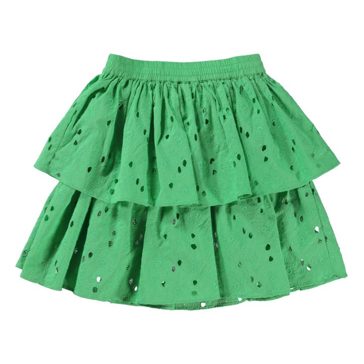 Brigitte Openwork Skirt | Verde- Immagine del prodotto n°5