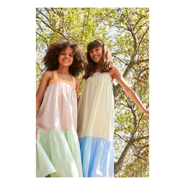 Kleid Bio-Baumwolle Calipsa | Seidenfarben