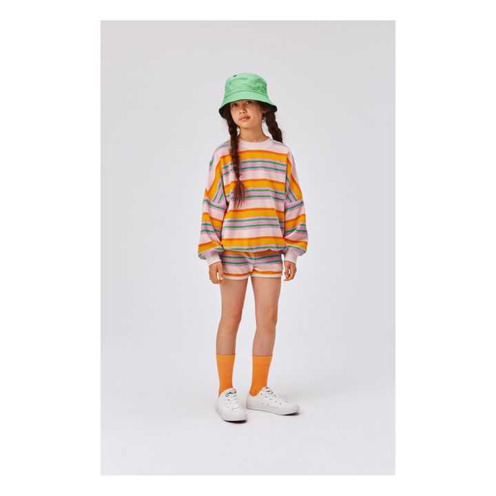 Aliya Striped Terry Shorts | Rosa- Imagen del producto n°1