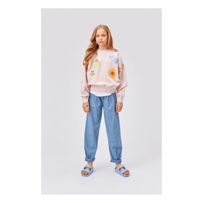 Sweatshirt runder Ausschnitt aus Bio-Baumwolle Maxime | Mattrosa