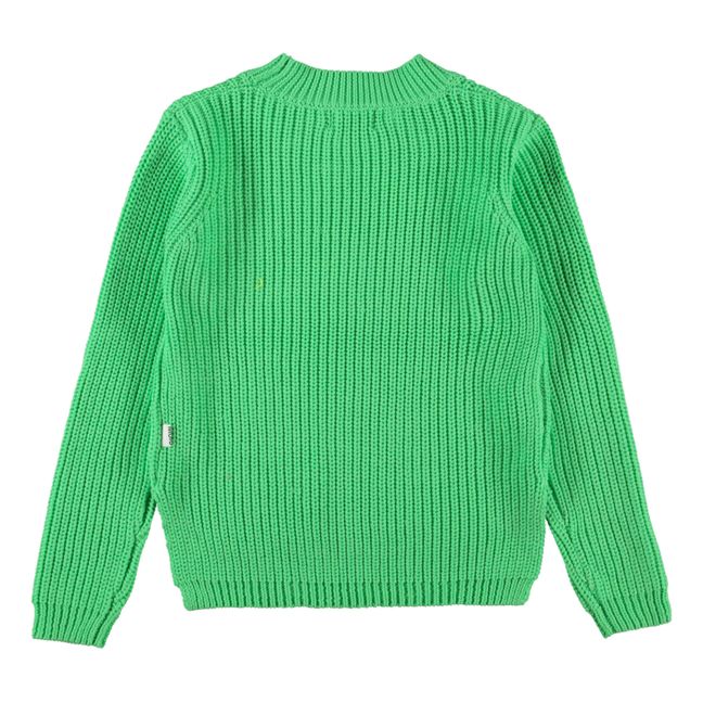Gillis Organic Cotton Knit Jumper | Grün