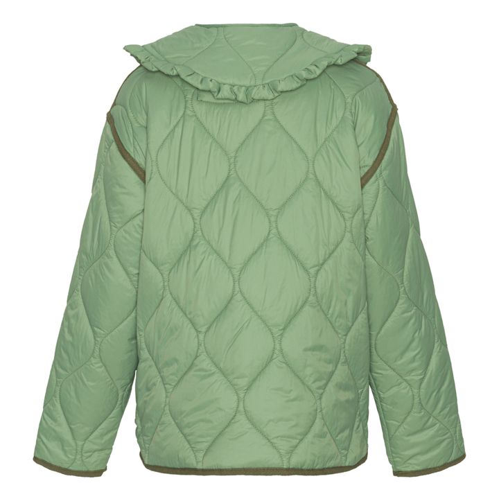 Hailey Quilted Jacket with Removable Collar | Verde- Imagen del producto n°1