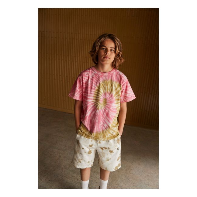 Tie-Dye Organic Cotton Shorts | Verde Kaki