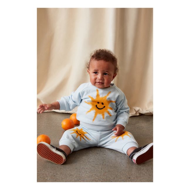Jogginghose aus Bio-Baumwolle Sunny Simeon | Hellblau
