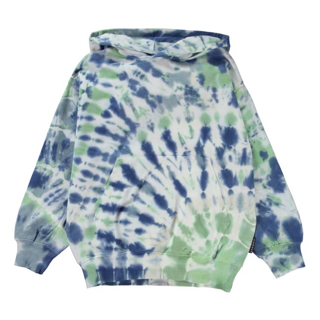 Felpa Tie-dye in cotone organico Maxx | Blu
