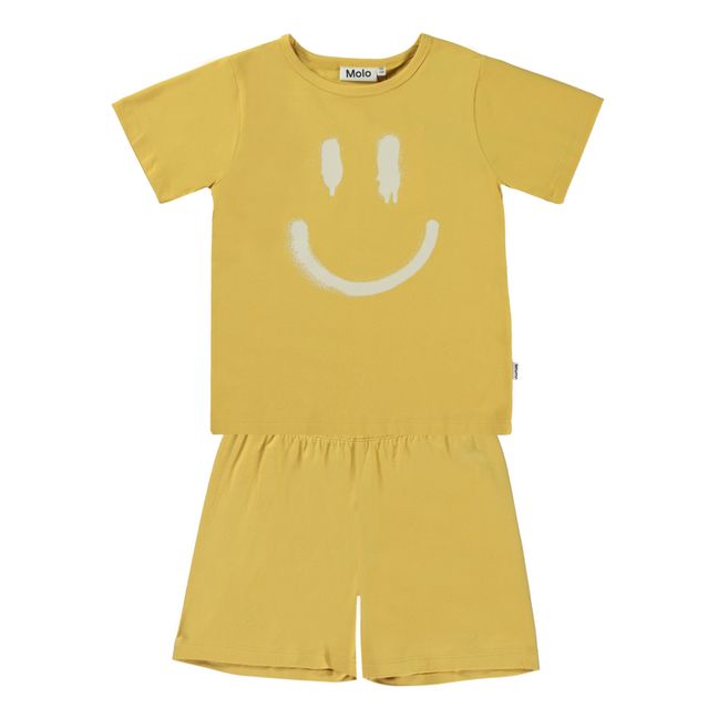Luvis Organic Cotton Pyjama Set | Yellow