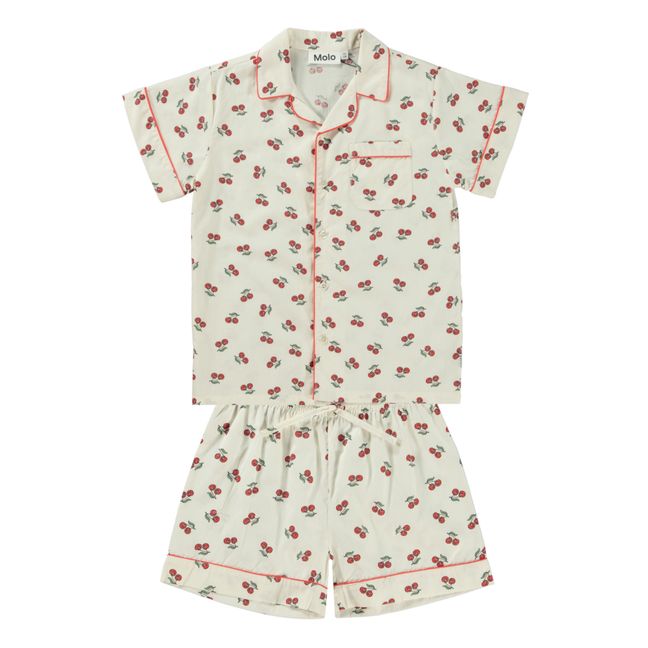 Lexi Organic Cotton Pyjama Set | Ecru