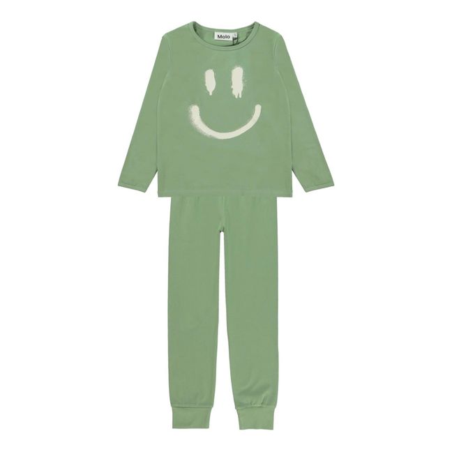 Pyjama-Set aus Bio-Baumwolle Luve | Grün