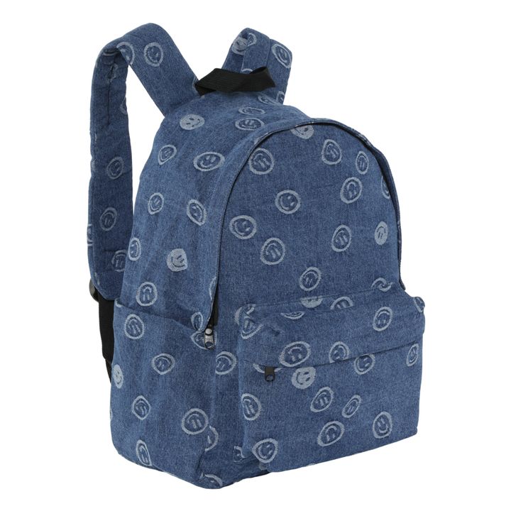 Happy Denim Backpack | Denim blue- Product image n°1