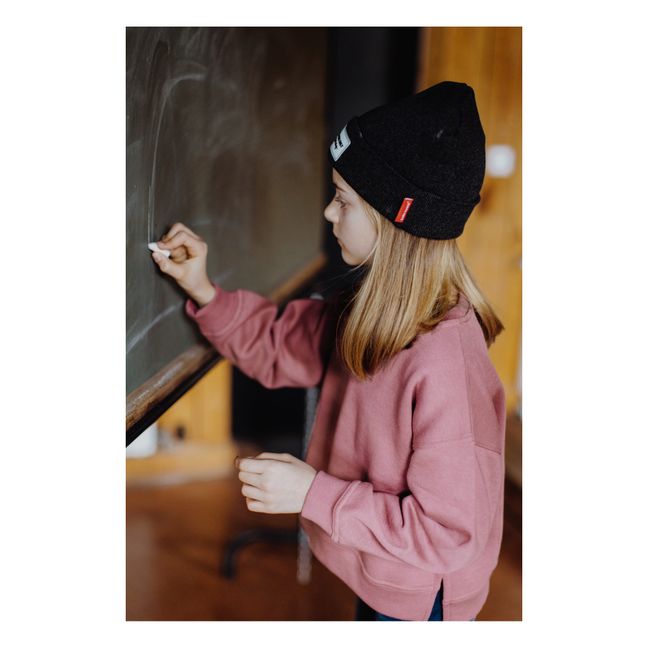 Bonnet Urban Chiné Coton | Noir