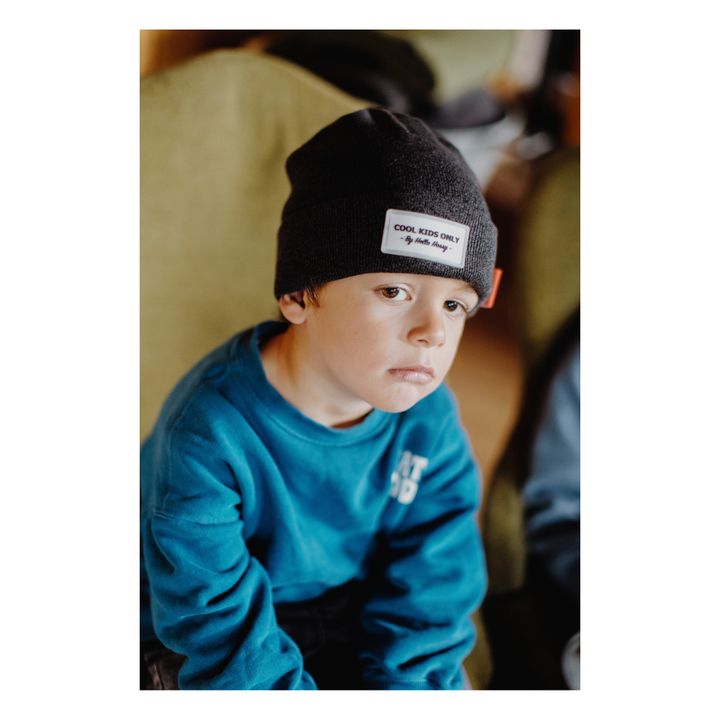 Urban Chiné Cotton Beanie | Negro- Imagen del producto n°4