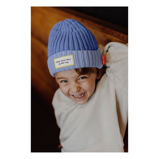 Cool Organic Cotton Beanie | Azul