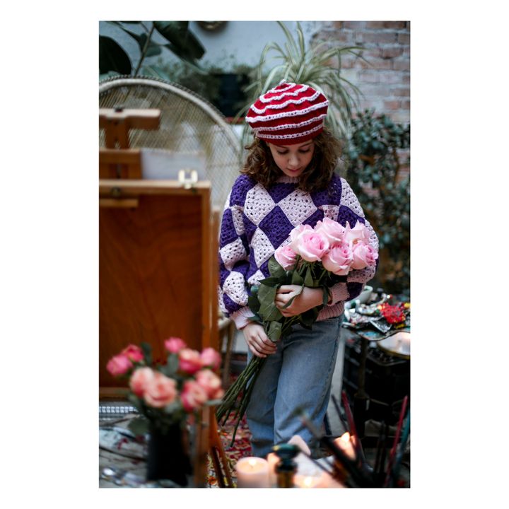 Amber Merino Wool Jumper | Rosa- Imagen del producto n°3