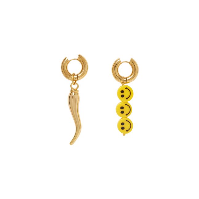 Smiley Face and Chilli Bracelet | Dorato