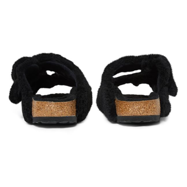 Teddy Arizona Shearling Sandals - Adult Collection  | Negro