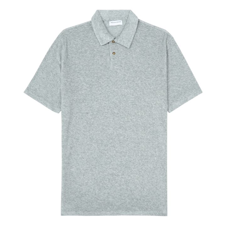 Terry Cloth Polo Shirt | Grigio- Immagine del prodotto n°0