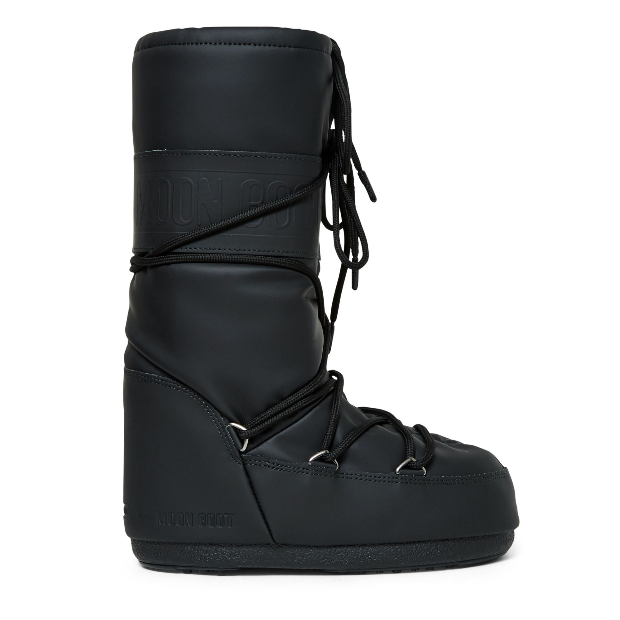 ICON BLACK RUBBER BOOTS  Moon Boot® Official Store